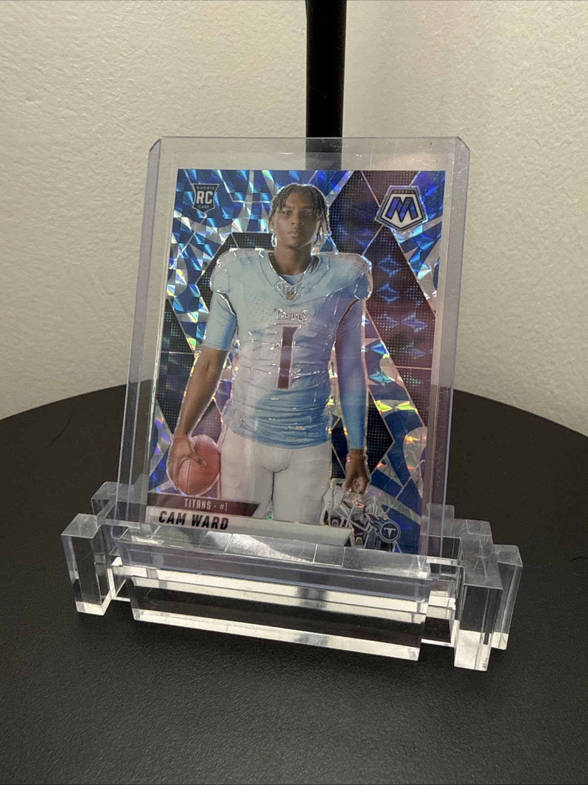 2025 Panini Mosaic Cam Ward #272 Variation Reactive Blue