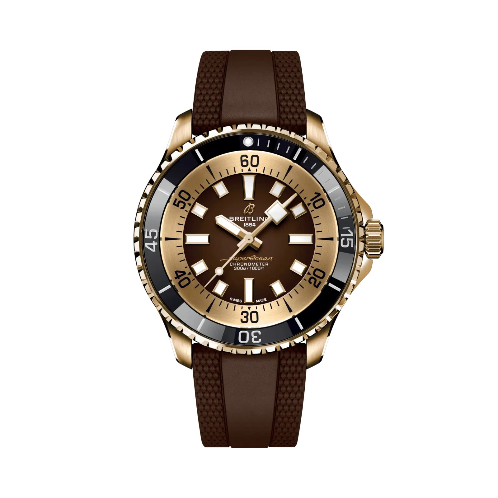 Breitling Superocean Automatic 44 Bronze Brown Watch Ref N17376201Q1S1