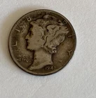 1942 Mercury Dime W “In Cod We Trust” 90% Silver Free Shipping Fine