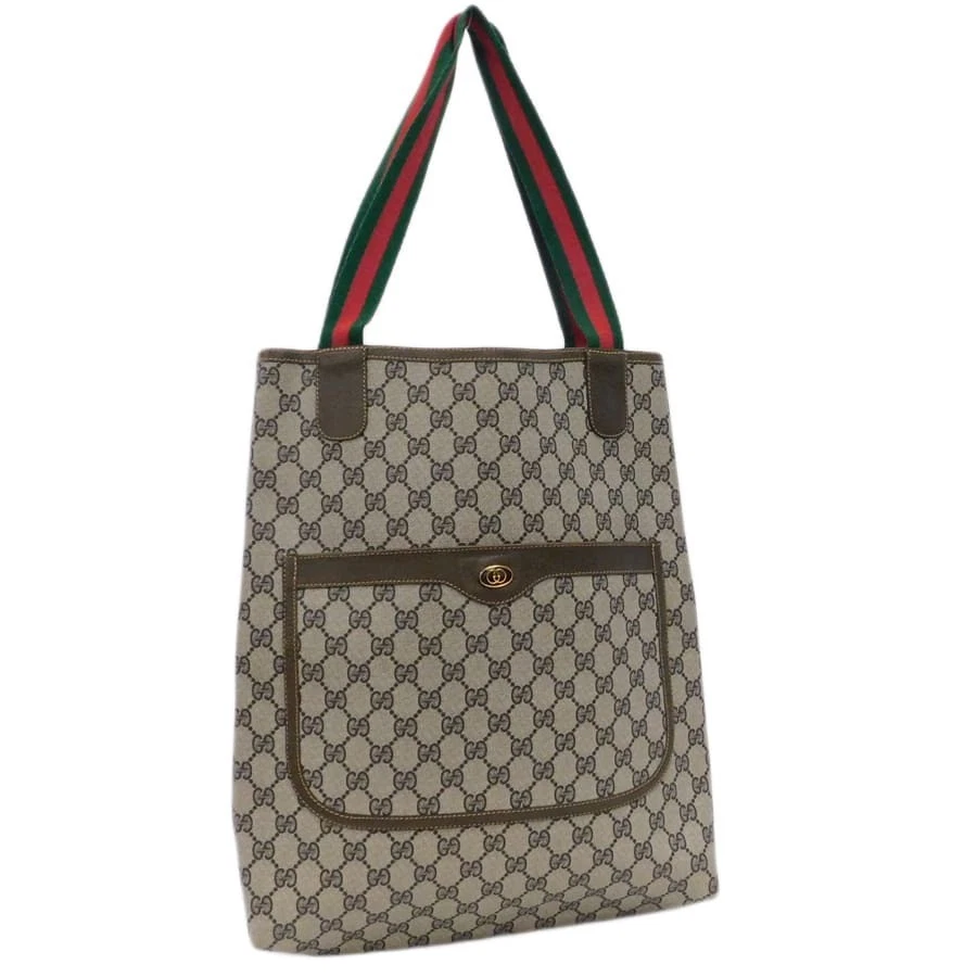Sac fourre tout Gucci 001 080 494 multicolore cuir PVC Gg Supreme Sherry Line