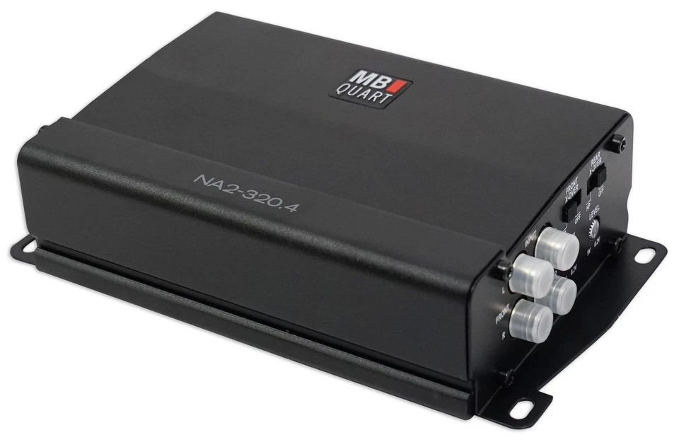 MB Quart NA2-320.4 320w RMS 4-Channel Amplifier Amp for Polaris RZR/ATV/UTV/Cart - Image 2 of 4