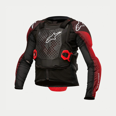 Alpinestars YOUTH Bionic Tech Protection Jacket - Black/White/Red - Large/XL
