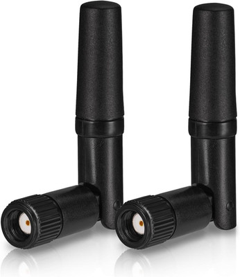 Eightwood Small Wifi Antenna Dual Band 2.4Ghz 5Ghz RP-SMA Antenna 2Pcs for PC De