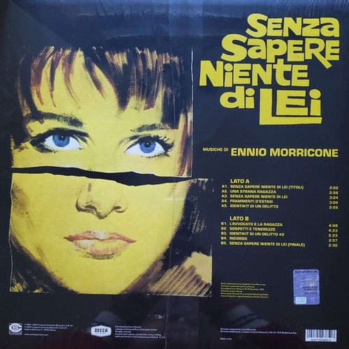 New: ENNIO MORRICONE - Senza Sapere Niente di Lei, Vinyl LP, RSD Yellow, Lmtd. - Picture 2 of 3