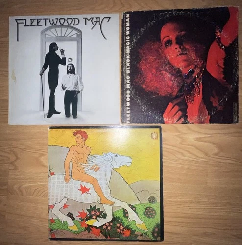 vintage fleetwood mac vinyl Lot 3 Then Play On Black Magic Woman