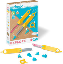 Explore | Upcycled Cardboard Construction Tool Kit in Small Toolbox (50 Pieces) 
