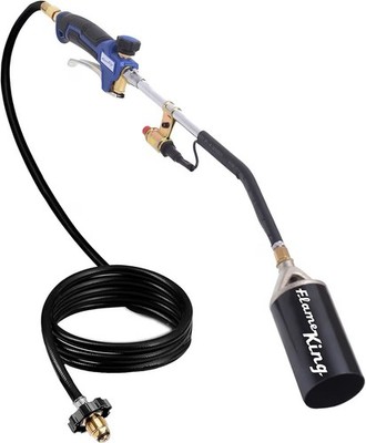 340,000 BTU Propane Torch Self Igniting with Turbo Blast Trigger - 10FT Hose
