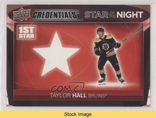 2021 Upper Deck Credentials 1st Star of the Night Taylor Hall #1S-10 READ 10vt