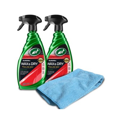 Turtle Wax 50834 1-Step Wax and Dry, Quick and Easiest Step to High Shine, fo...