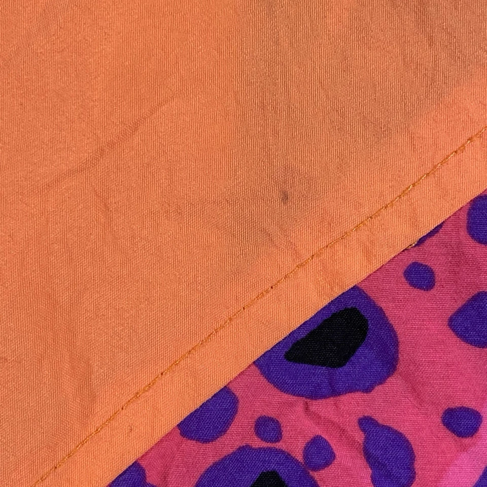 Chaqueta Pullover Vintage Años 90 Océano Pacífico Patrón Abstracto Media Cremallera Talla M/L Foto 4 de 4