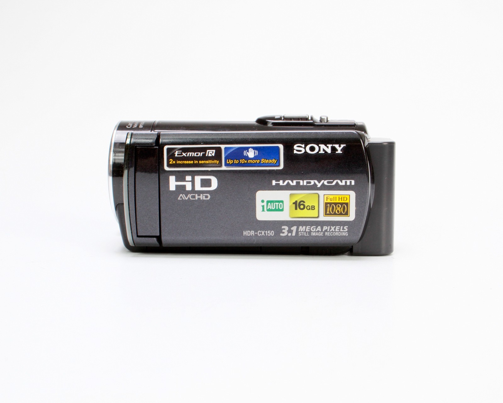 Sony HDR-CX150 HD Handycam Camcorder (Black) 16GB Internal Memory