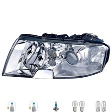 Scheinwerfer rechts inkl. Premium Lampen für Skoda Superb I 3U4 mit LWR Motor