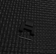 Cartier Genuine 1 Link Pasha SeaTimer Wrist Watch Parts Rubber/SS 17.5mm 2