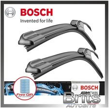 2x Wiper Blades Flat Aero for MERCEDES GLS400D X167 2.9D Front + Free Screenwash