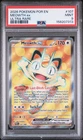 2026 POKEMON POR EN-PERFECT ORDER ULTRA RARE #107 MEOWTH EX PSA 9