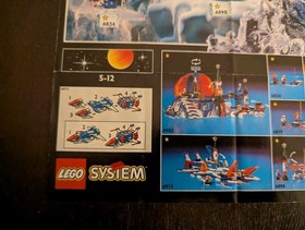 Vintage (1993) LEGO SPACE - Ice Planet 2002 Sets Poster - VERY RARE