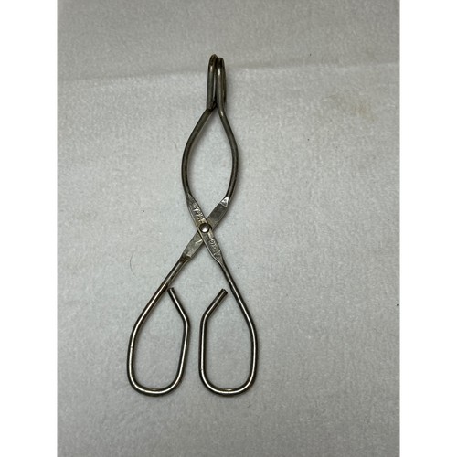 Ekco USA Vintage Stainless Steel Kitchen Tongs Serving Utensil