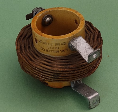 J. W. MILLER CO. PI Wound High Current RF Choke Coil, 0.2mH @ 20 Amp