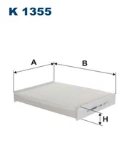 For FILTRON K 1355 NISSAN QASHQAI II CABIN FILTER
