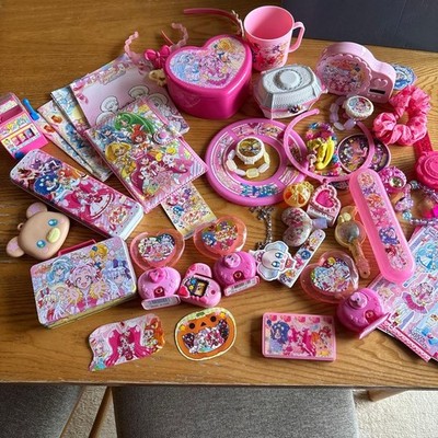 Precure Collection Item Set / Pink Color / Plastic & Paper Materials / Used