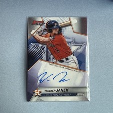 2025 Bowman's Best Walker Janek Certified Auto #B25-WJA Houston Astros