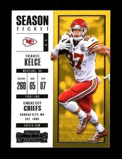 2017 Panini Contenders Season Ticket #68 Travis Kelce Kansas City Chiefs QTY