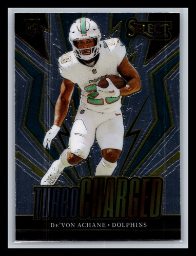 De'Von Achane #TUR-DAC 2023 Panini Select Turbocharged card