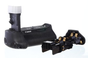 Canon BGE16 battery grip, AA battery holder & standard battery holder, MINT