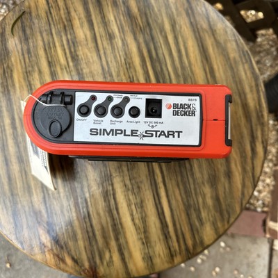 Black & Decker BB7B Simple Start Vehicle Booster & Jump Starter - Tested & Works