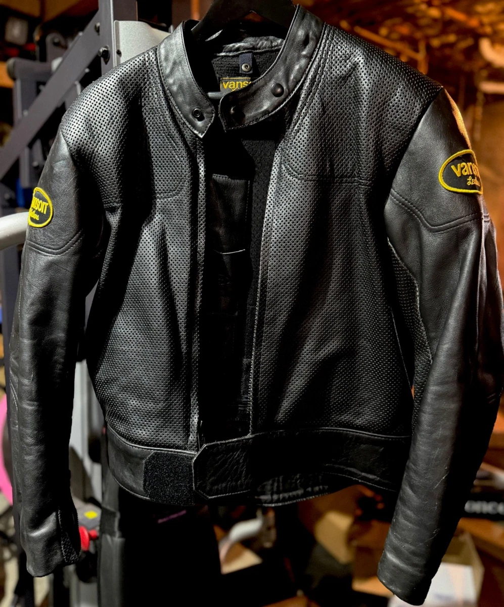 Vanson Motorcycle Jacket Black Coats, Jackets & Vests for Men for