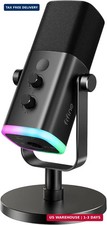 FIFINE AmpliGame AM8 USB/XLR Dynamic Microphone for Gaming Streaming  Podcast M