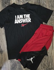 Boys Nike Outfits Set Of , All Large. 2 Shorts  2 Tshirts