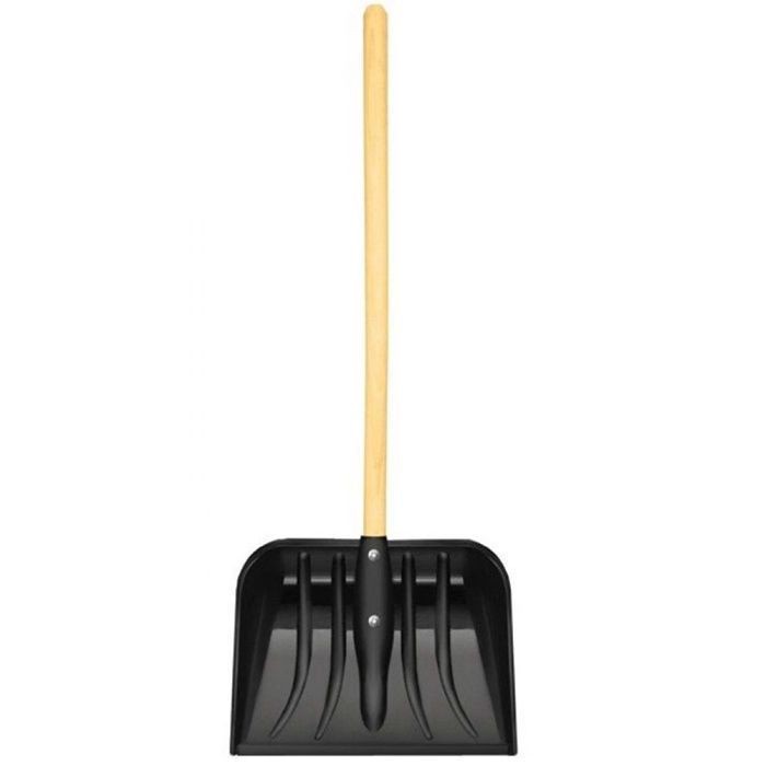 Patrol Smart 39 Snow Plow Wooden Metal Shovel - Eco Black