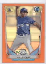 2014 Bowman Prospects Chrome Orange Refractor 12/25 Yimi Garcia #BCP70 0f8