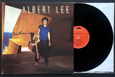 Albert Lee handsignierte Vinyl Schallplatte Album LP Eric Clapton Gitarre Original 1982