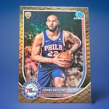 Johni Broome Rookie Card Reptilian Refractor 2025-26 Topps Bowman #BCV-35. rookie card picture