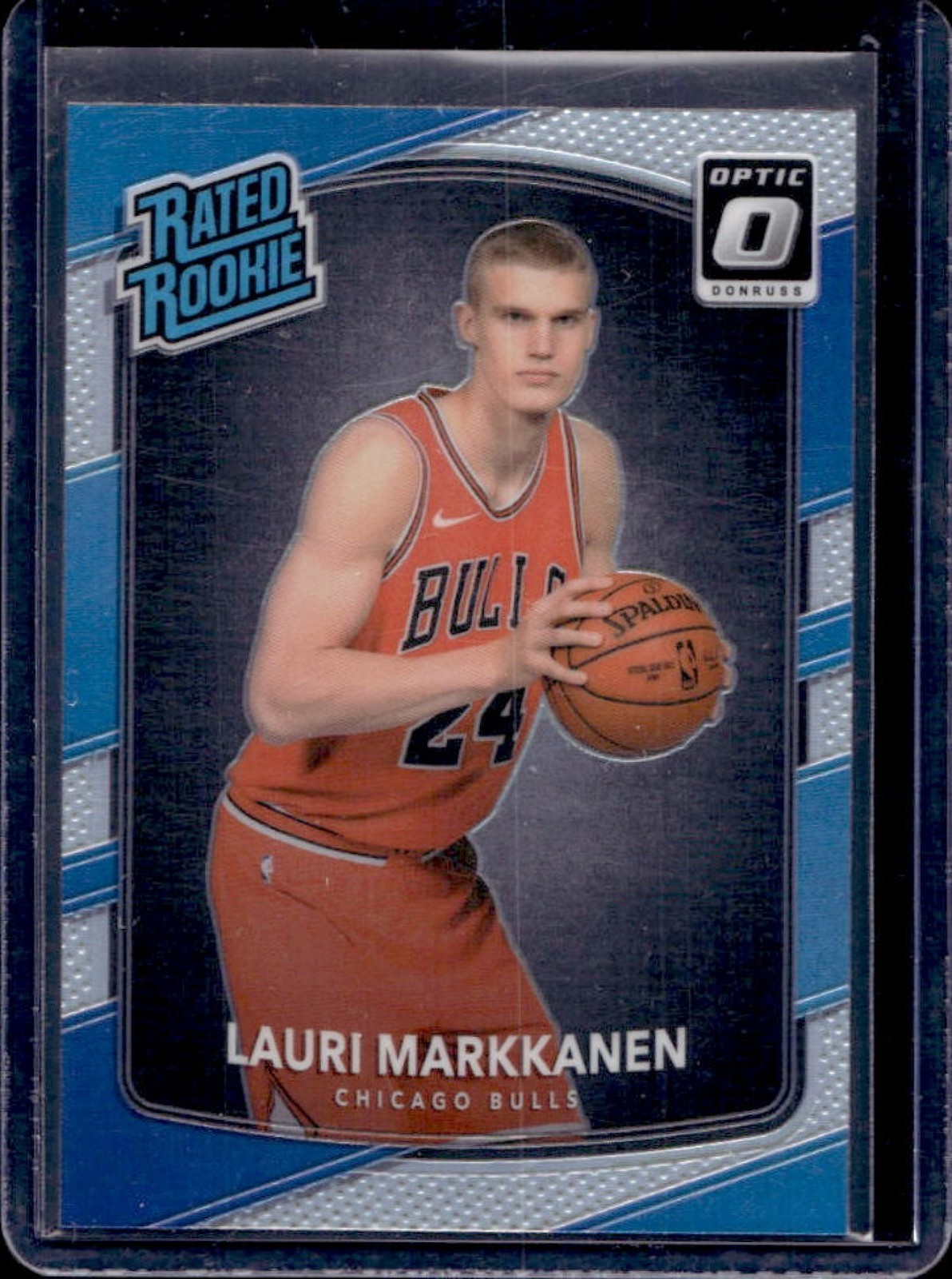 2017-18 Donruss Optic Lauri Markkanen Holo Rookie RC #159 Bulls