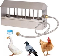 Automatic Chicken Waterer Stainless Steel Chicken Water Feeder Pigeon Water