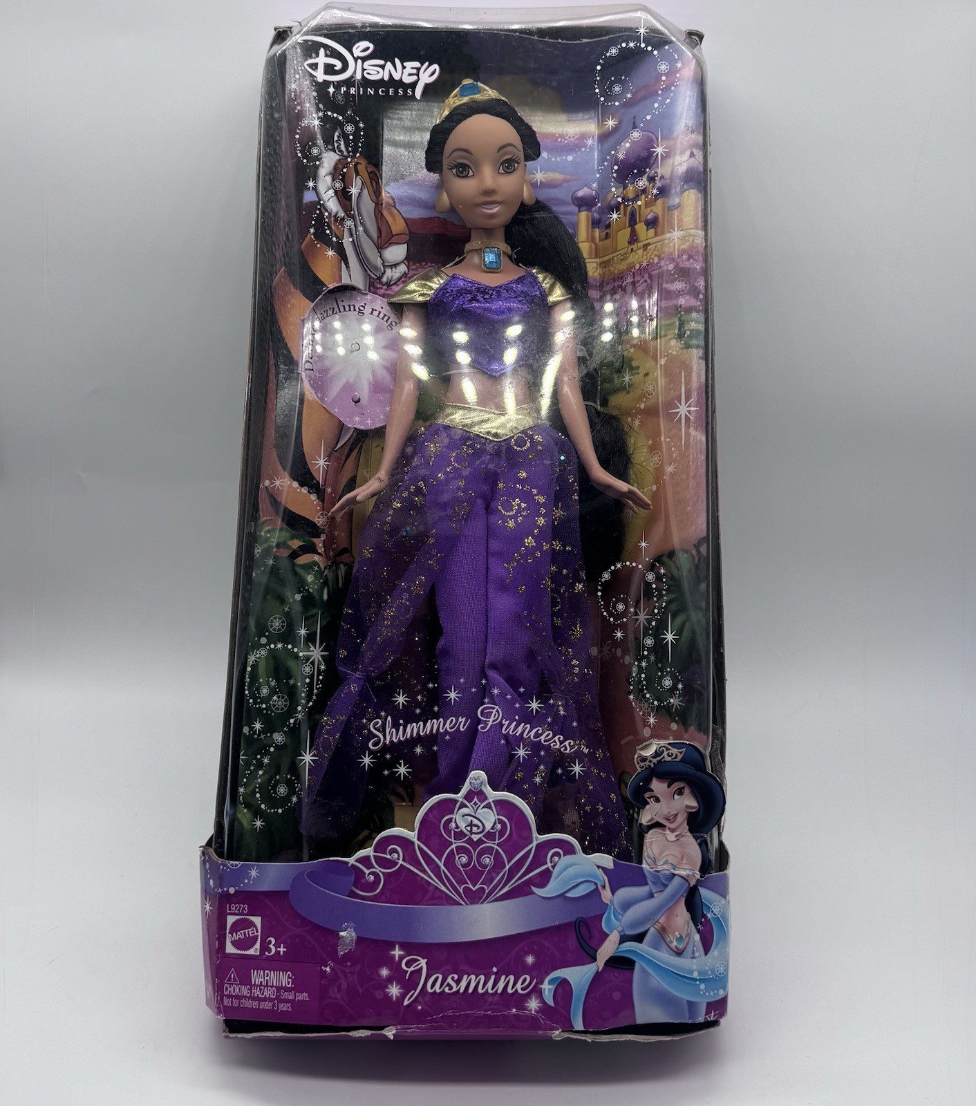 Vintage Mattel Disney Jasmine Shimmer Princess Doll Original
