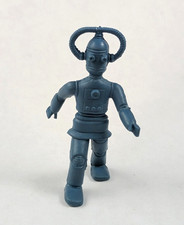 Marx Robot Tom Corbett Blue Rubber Vinyl 1950s Vtg Space Playset No Base Figure