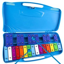 25 Notes Glockenspiel Xylophone, Professional Xylophone Percussion Instrument...