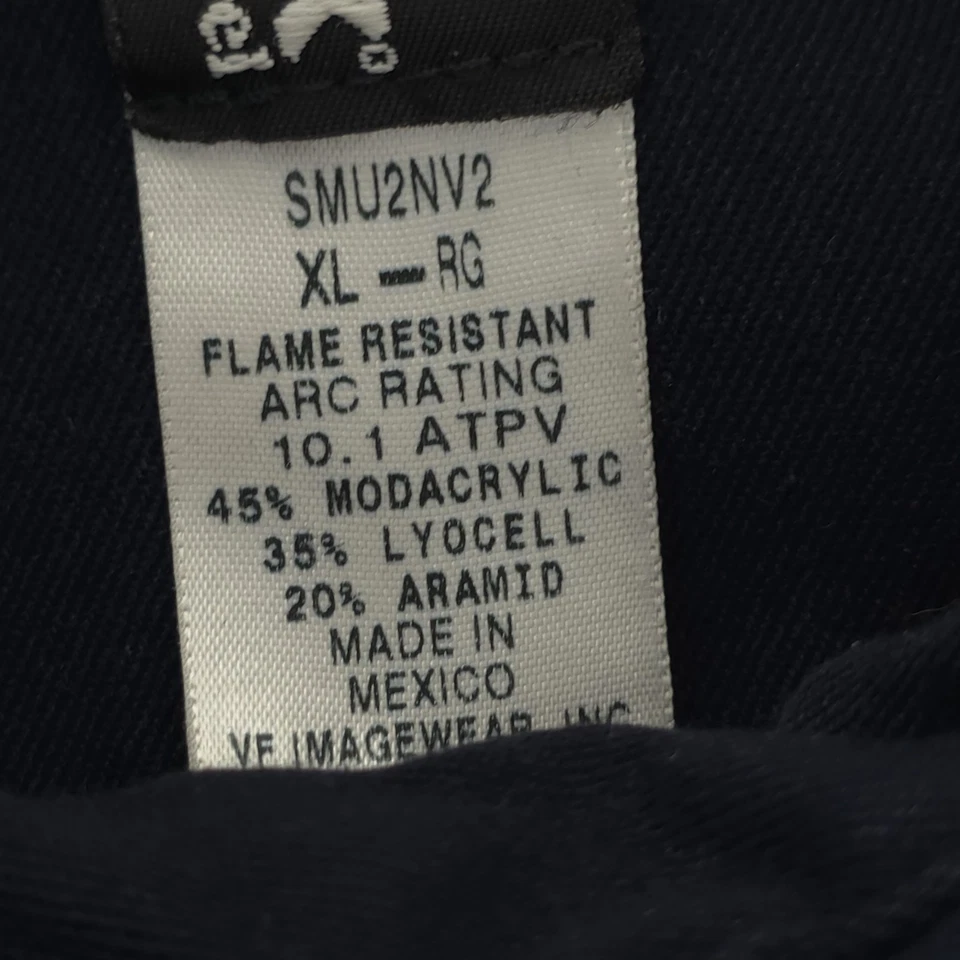 Camisa Bulwark FR para Hombres XL Ropa de Trabajo Resistente al Fuego Abotonada Manga Larga EPI Foto 4 de 4