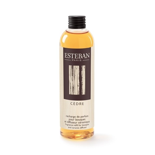 Recharge pour bouquet parfumé cèdre 250 ml parfum intérieur boisé