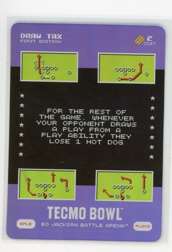 2026 Bo Jackson Battle Arena Tecmo Bowl BPL9 Draw Tax Battle Foil