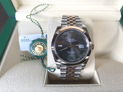 Rolex Datejust 41mm 126301 Wimbeldon Roségold Jubilee - Neu / ungetragen / OVP