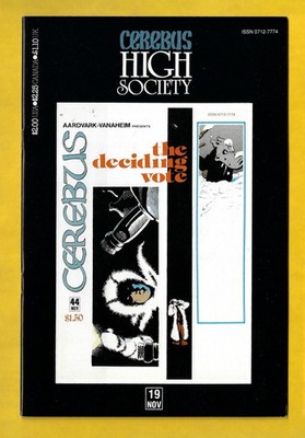 Cerebus High Society 44   #19  1990    Aardvark-Vanaheim   C6642