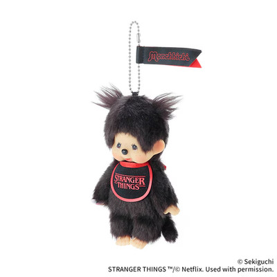 Monchhichi x Stranger Things Bib ver. Keychain Plush Mascot from