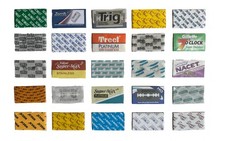 Double Edge Razor Blade Sampler Pack, 50 DE Blades, 25 Different Blade Types,...