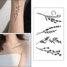 Flower Temporary Tattoo Fake Stickers Waterproof Arm/Leg/Body New Hot QDK