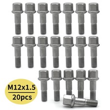 20x Car Wheel Bolt Lug Nuts M12x1.5 0009901007 For Mercedes-Benz W124 W203 R126